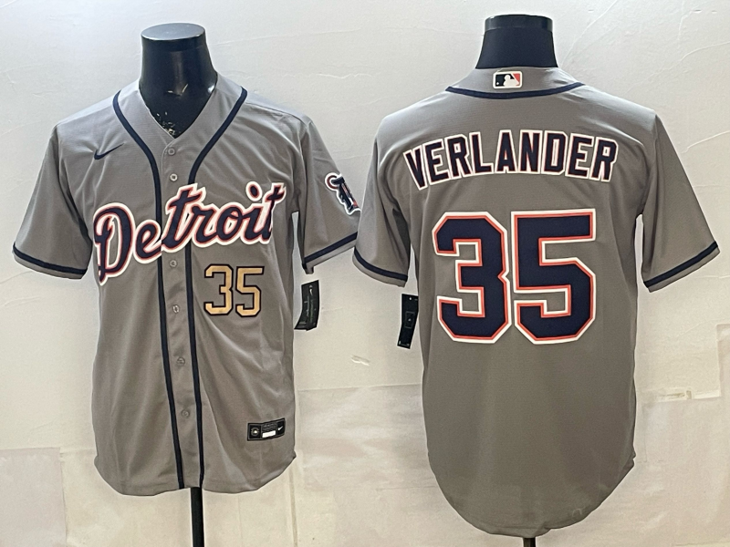 Men Detroit Tigers #35 Verlander white Game Nike MLB Jersey 2026003